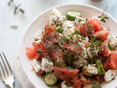 Which wine to choose for a Tomato and Feta Salad?